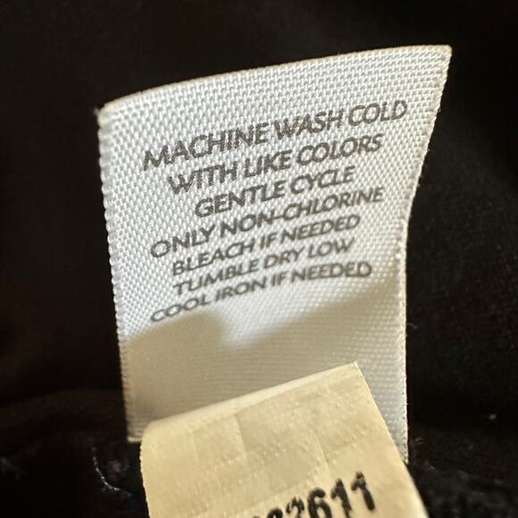 J JILL Womens One Button V-Neck Rayon Slinky Cardigan Blouse Size Small Black - Picture 10 of 11